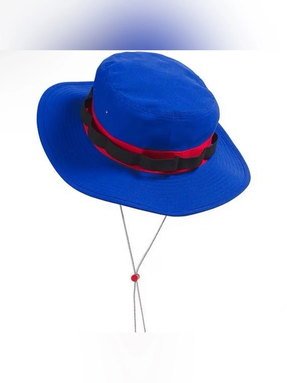 The North Face TNF Class V Brimme Bucket Hat Cap UPF 40+ Size L/XL Blue Red NWT